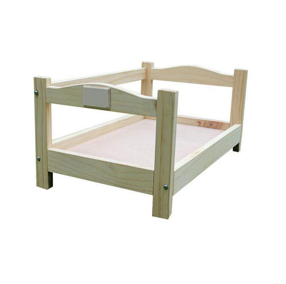 Лежак деревянный для собаки 