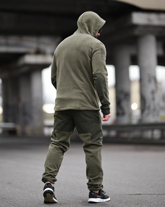 Флісовий спортивний тактичний костюм TARANTUL oliva Т46553 Одеса - фото 5