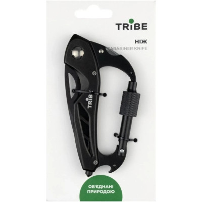 Ніж Tribe Carabiner Knife (T-MG-0014-black) Вінниця - фото 5