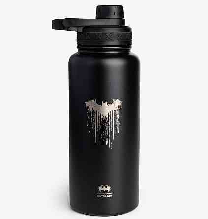 Пляшка для води металева з подвійною вакуумною ізоляцією Bohtal Insulated Bottle 960 ml/32 oz Black  Каменское