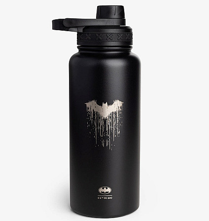 Бульба для води металева з вакуумною ізоляцією Bohtal Insulated Bottle 960 ml/32 oz Black  Кам'янське - фото 1