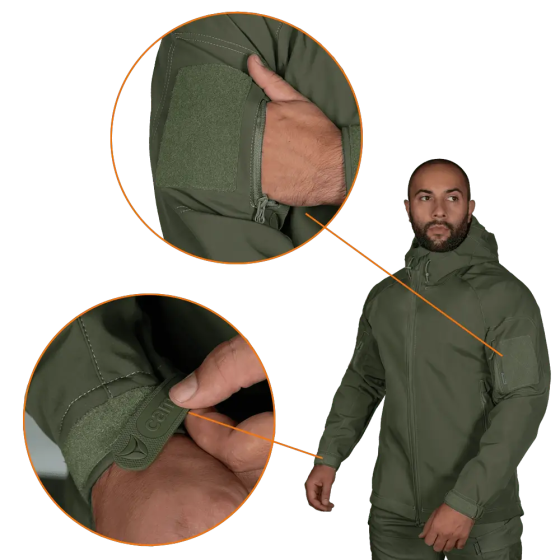 Куртка чоловіча тепла Stalker SoftShell 7225 (Оливковий) 2XL Вінниця