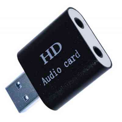 Звукова плата Dynamode USB-SOUND7-ALU black Вінниця