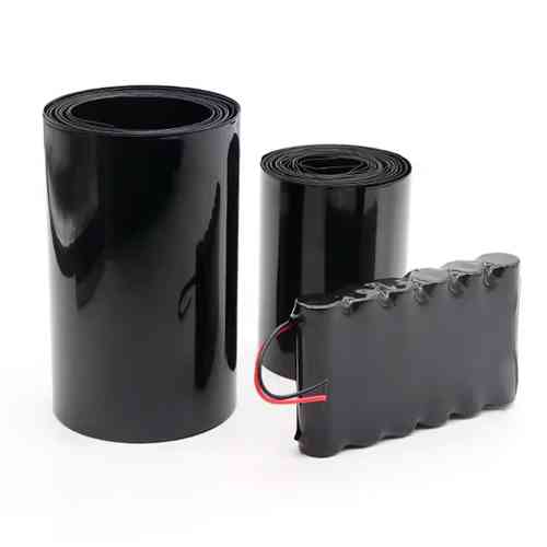 Термоусадочная трубка ПВХ 220x0.15мм, 1м, черная Винница