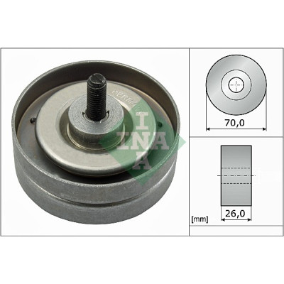Ролик натяжителя ремня INA 532 0789 10 Винница - изображение 1