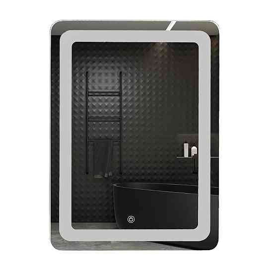 Дзеркало UNIO MRR-04 SQR-RA-S 600 x 800 mm LED FL з сенсором (000027463) Київ