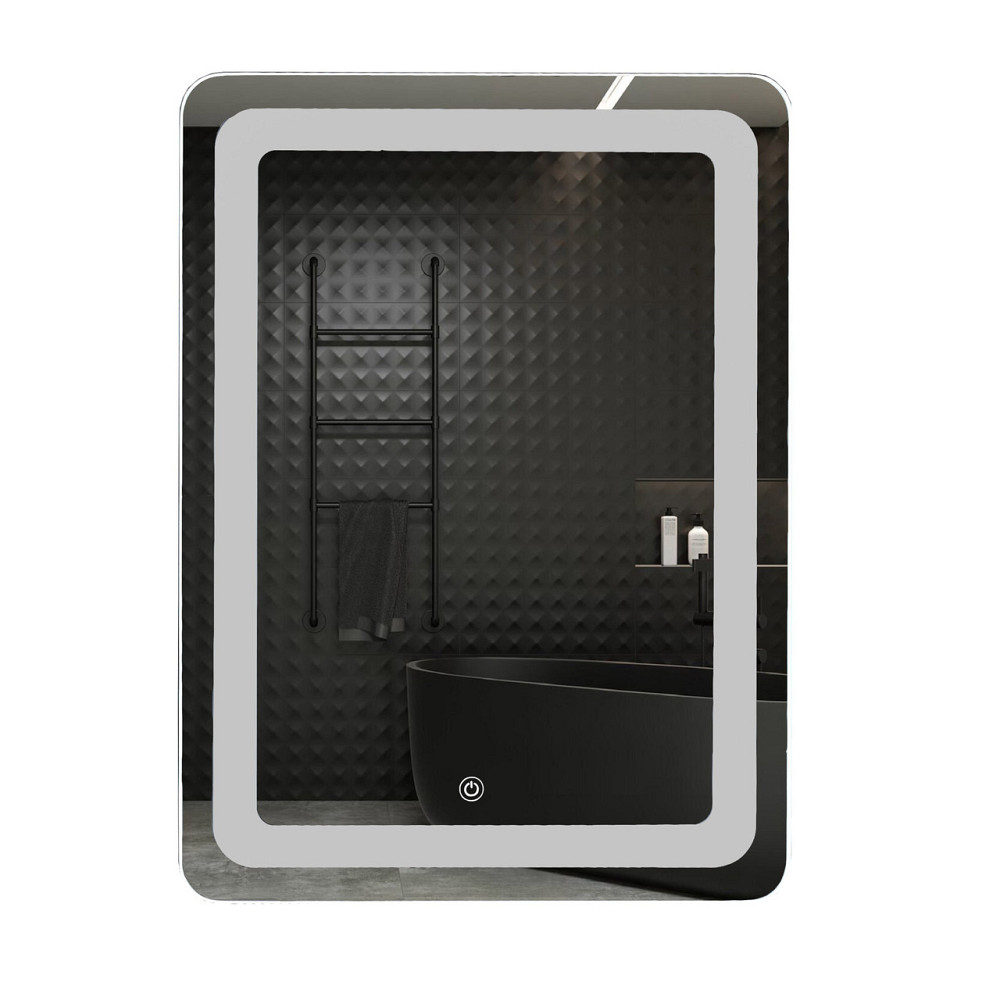 Дзеркало UNIO MRR-04 SQR-RA-S 600 x 800 mm LED FL з сенсором (000027463) Київ - фото 3