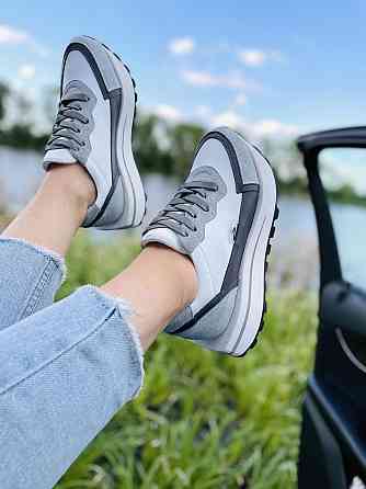 Olli Кросівки жіночі OLLI T-2-Атиа білий/сірий (весна-осінь, шкіра натуральна) (5042) Коломыя