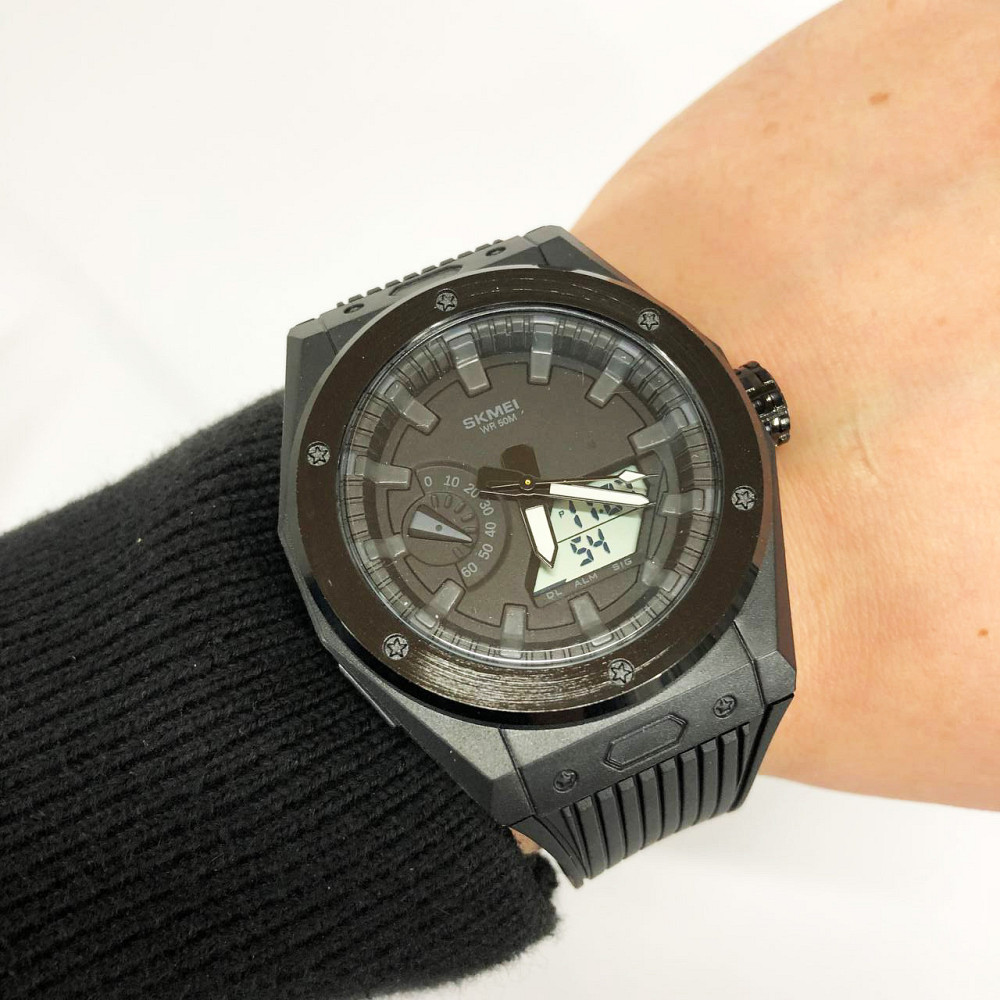 Годинники чоловічі спортивні SKMEI 2103BKWT, Найкращий військовий годинник, Годинники ZV-853 наручні спортивні Київ - фото 9
