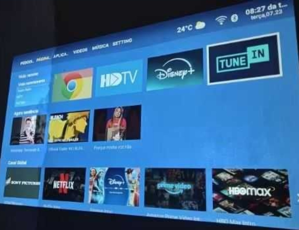 Проектор HORLAT T09 Android 4K ( 2Gb.RAM + 32Gb. ROM ) Киев - изображение 2