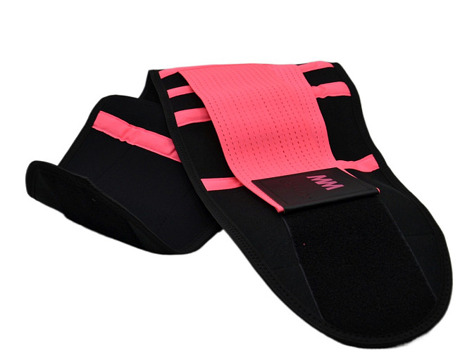 Пояс компрессійний MadMax MFA-277 Slimming belt Black/neon pink L Кам'янське - фото 8