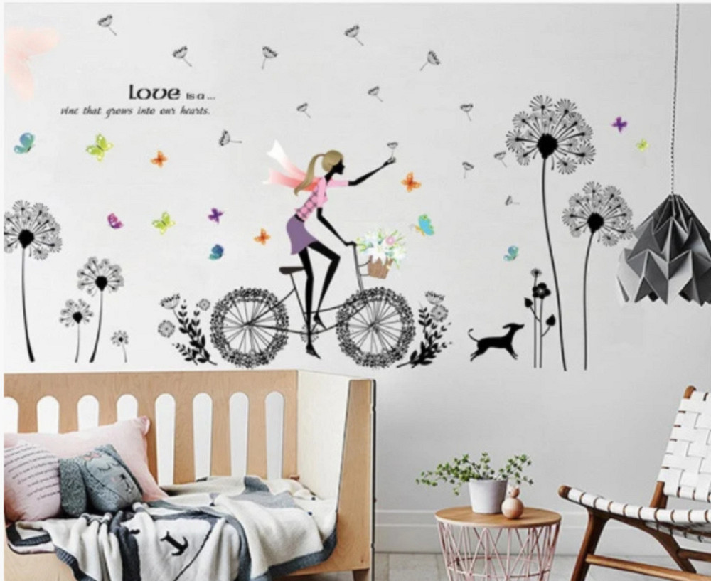 Виниловая наклейка на стену Одуванчики Киев - изображение 8