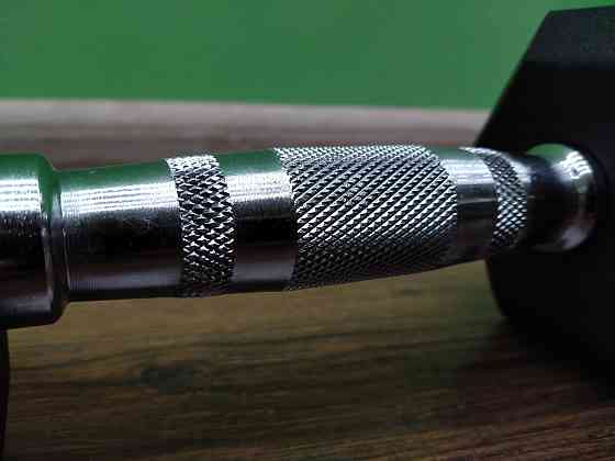 Гантель 5 кг цельная шестигранная гексагональная Zelart Киев