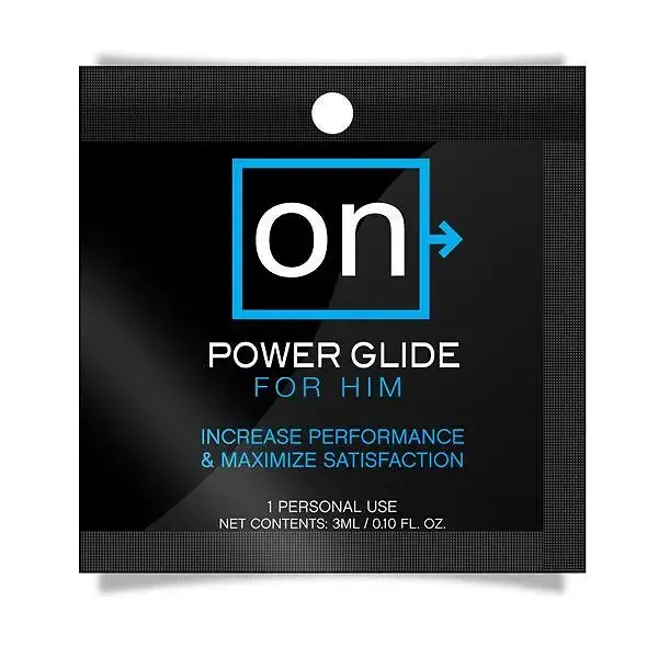 Пробник стимулюючого гелю Sensuva - ON Power Glide For Him (3 мл) для супер ерекції Львів - фото 1