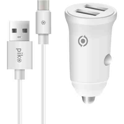Зарядное устройство Piko CC-312 (2USB3,1A) + USB-C cable (1283126538803) Винница