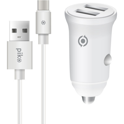 Зарядное устройство Piko CC-312 (2USB3,1A) + USB-C cable (1283126538803) Винница - изображение 1