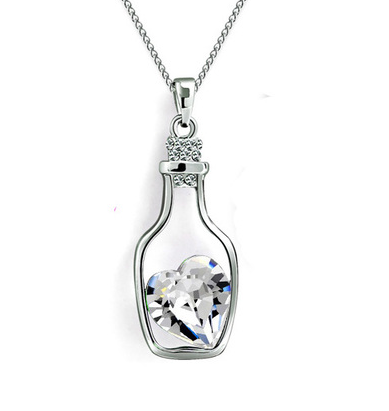 Кулон для любимой Сердце в бутылке Киев - изображение 1