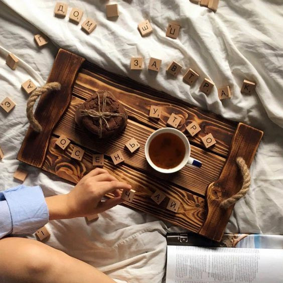 Поднос деревянный 