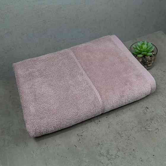 Набор полотенец велюр/махра 2шт GM Textile 50x90см, 70x140см Премиум качества Milado 550г/м2 (Кремов Сумы