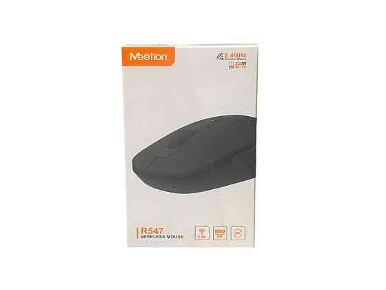 Мишка бездротова MT-R547 4 кнопки/USB 2.4GHz/800-1600DPI чорна ТМ Meetion Solmir Київ