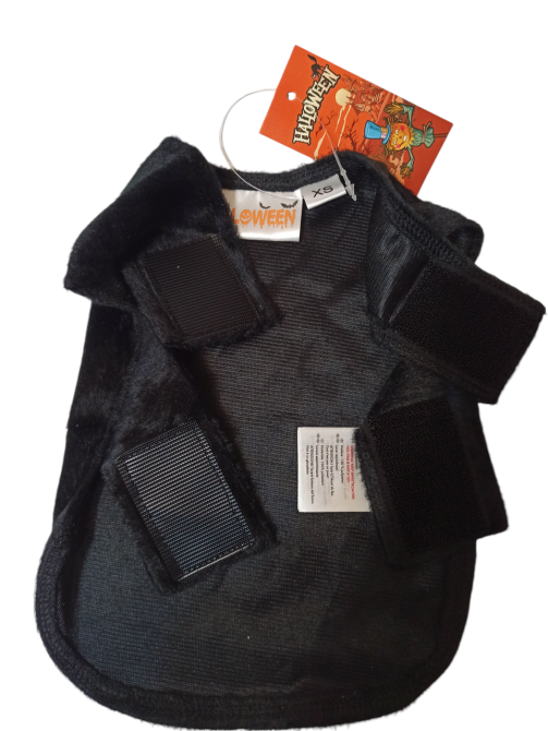 Накидка для собак і котів принт скелет XS розмір Хеллоуїн чорний Київ - фото 7