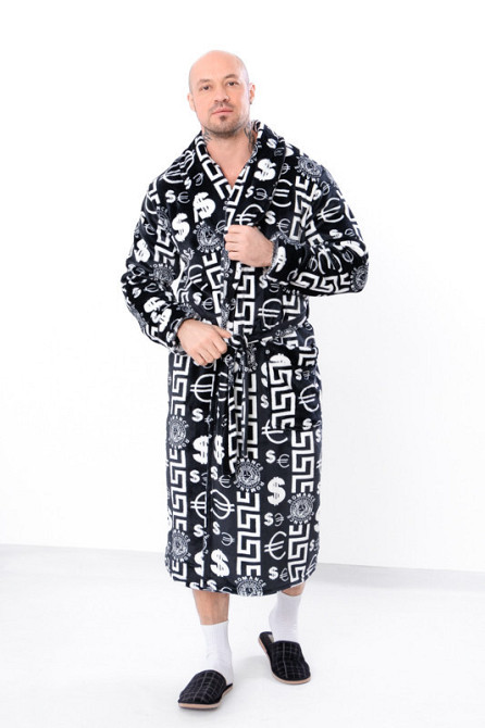 Чоловічий халат домашній, теплий топ Київ - фото 3