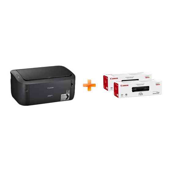Принтер А4 Canon i-SENSYS LBP6030B (8468B042AA) + 2 картриджі Canon 725 Принтер Харків