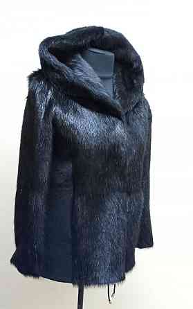 Полушубок женский из натурального меха стриженой нутрии р.42-58 длина 65см Харьков