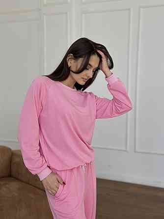 Свитшот женский однотонный Розовый 50/52 Харьков