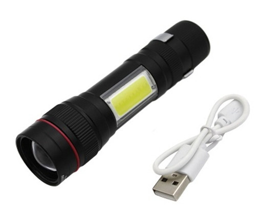 Ручной фонарь BL-520-T6+COB zoom + microUSB (3 режима) Винница - изображение 3