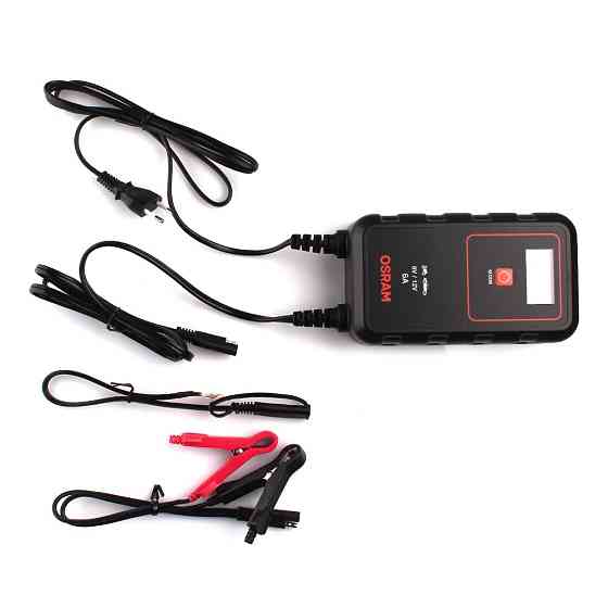 Інтелектуальний зарядний пристрій для акумуляторів OSRAM OEBCS906 6/12V 6A Харків