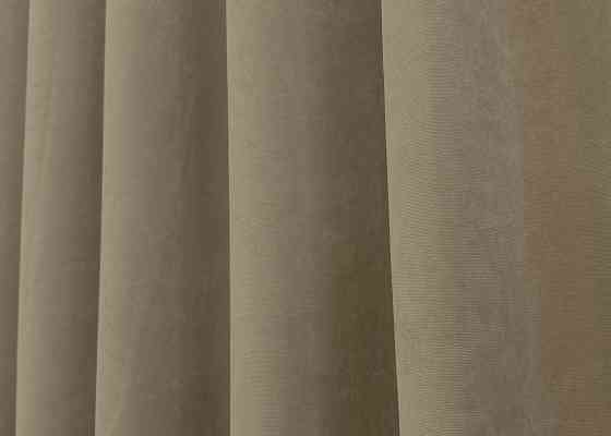 Шторная ткань микровелюр Petek YL цвет капучино 1804ш Киев