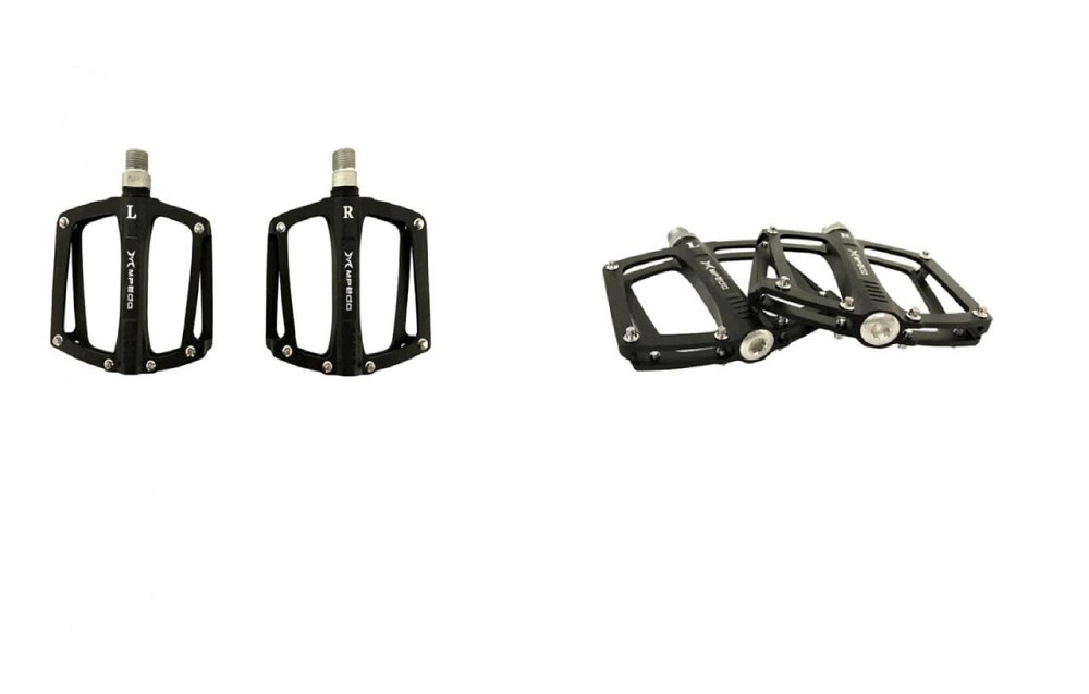 Педалі велосипедні (Алюміній, широкі, чорні) (AlNK-652) KL Мукачево - фото 1