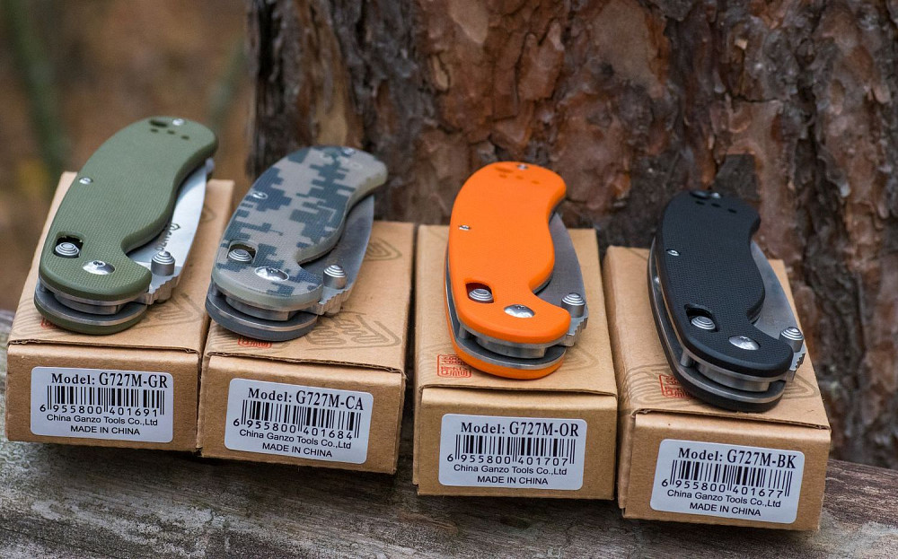Ніж складаний Ganzo G727M камуфляж Київ - фото 6