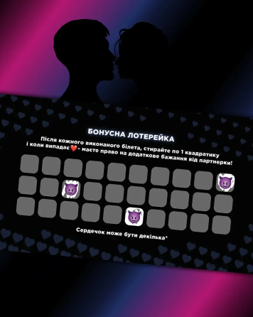 Интимная лотерейка: для него (18+) Sex Aura Киев