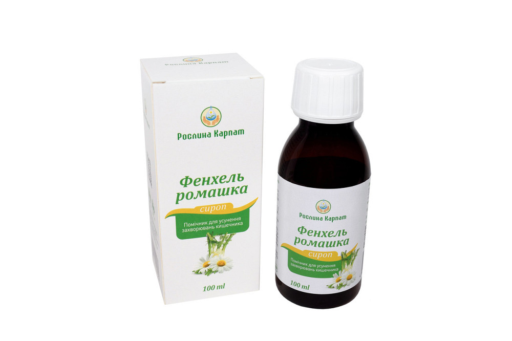Сироп Фенхель-Ромашка – покращує травлення 100мл Киев - изображение 1