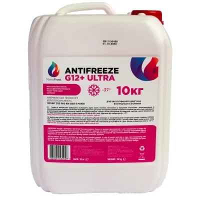 Антифриз NanoFrost G12+ Ultra рожевий, 10кг Вінниця