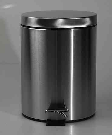 Відро для сміття кругле Zerix Solo-TC0103 SS Color 3 л колір нержавійка (ZX5895) Київ
