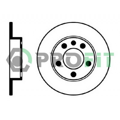 Гальмівний диск Profit 5010-0929 Вінниця - фото 1
