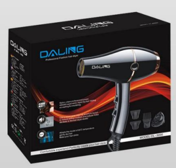 Фен для волосся DALING DL-3006, 4000W Дніпро - фото 4