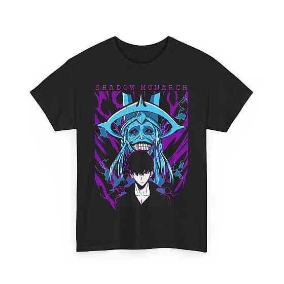 Футболка для хлопчика з аніме принтом Магічна битва оверсайз (зріст від 165 до 180) Чорний AnimeJ0436m Дніпро