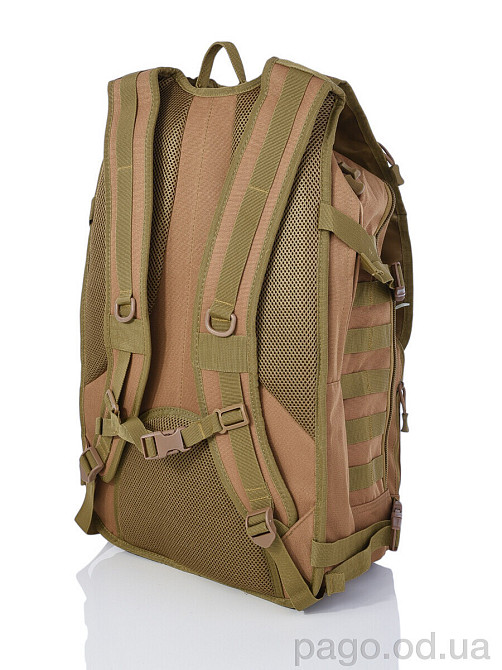 Штурмовой армейский военный рюкзак мультикам на 36 литров, тактический надежный рюкзак 36 литров Койот Одесса - изображение 5