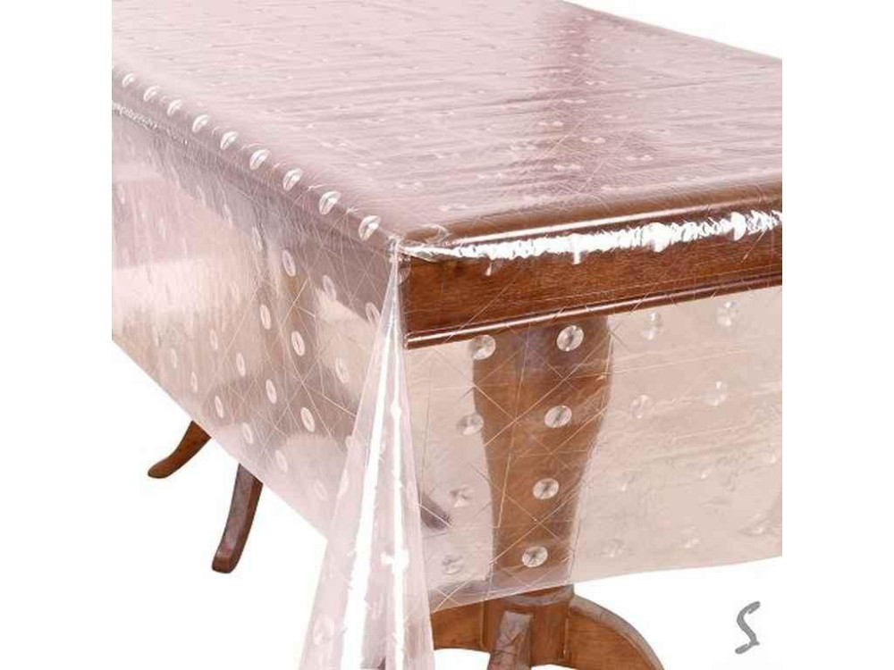 Клейонка рідке скло 1,37м х 20м Crystal рифлена 4979 ТМ STENSON Київ - фото 1
