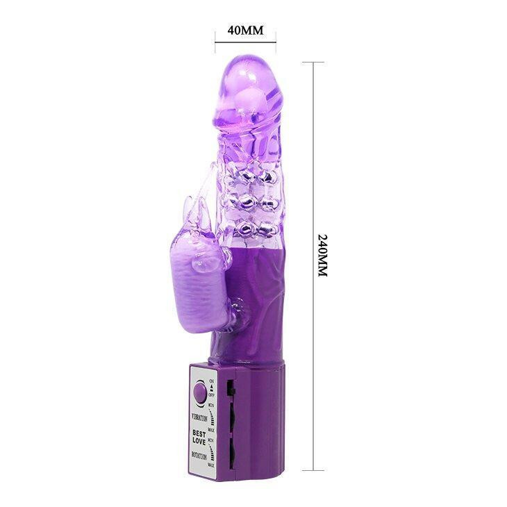 Вибратор с стимулятором клитора Cute Baby Vibrator, BW-004103 PINK Sex Aura Киев - изображение 7