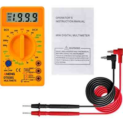 Цифровий мультиметр ANENG AN-DT830G, V, A, R, C, функція hFE (AN-DT830G) Вінниця