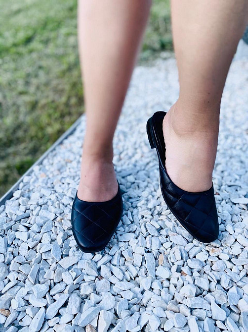 SANTINI Шльопанці жіночі SANTINI 826585-1 чорні (літо, шкіра натуральна) (4074) Коломыя - изображение 6