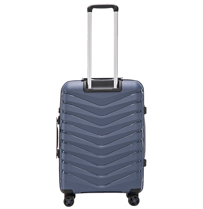 Чемодан полипропиленовый WINGS PHX01 средний 65 см синий Киев - изображение 3