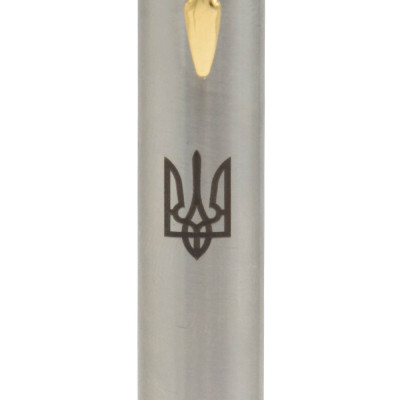 Ручка шариковая Parker IM 17 UKRAINE Brushed Metal GT BP Трезубец (22232_TR) Винница - изображение 2