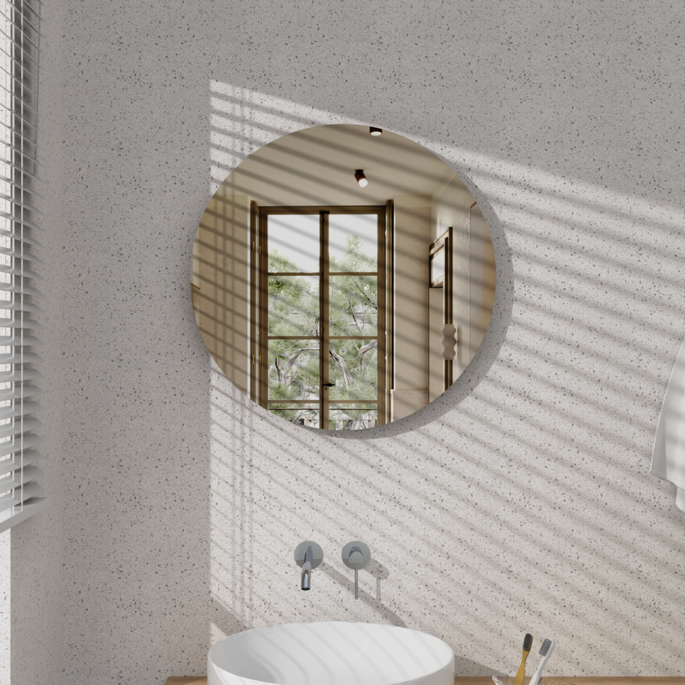 Зеркало в ванную Avko с подсведкой круглое 580х580х35 мм для ванной Киев - изображение 2