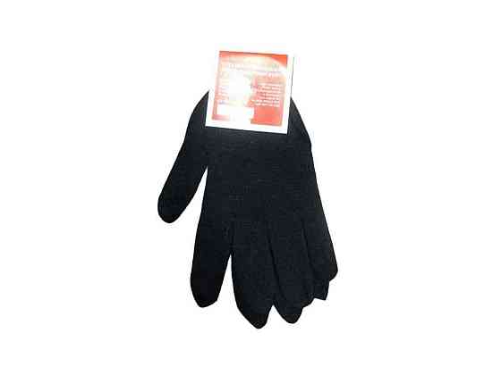 Перчатки робочі №640 подвійні чорні 10-11 р. ТМ A-tex Київ